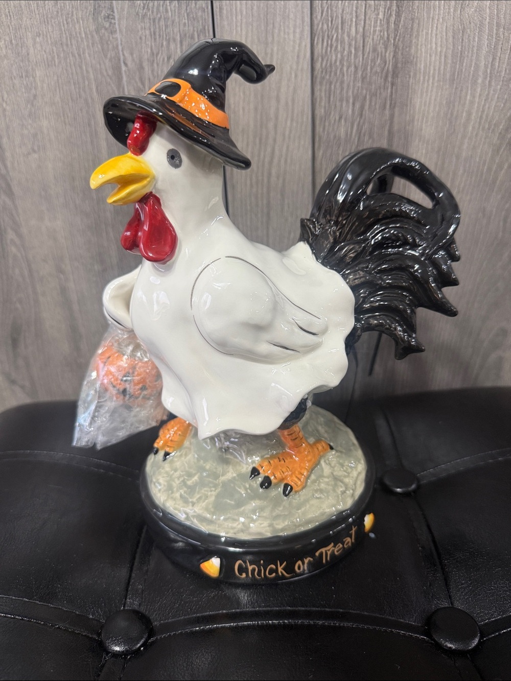 Blue Sky Clayworks Ghost Chicken In Witches Hat Chick Or Treat Heather Goldminc
